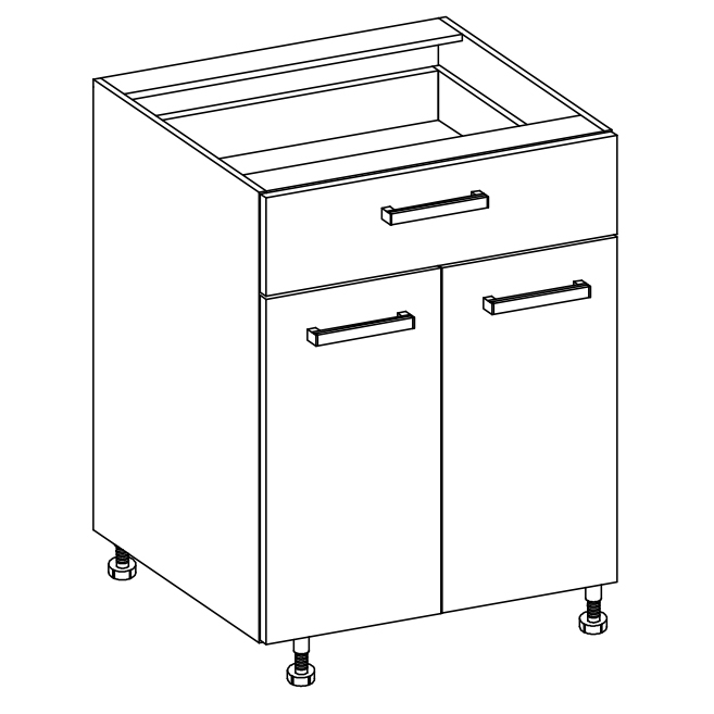 Kuchyňská linka GLAMOUR z | 172,5x312,5 cm | zelená mat