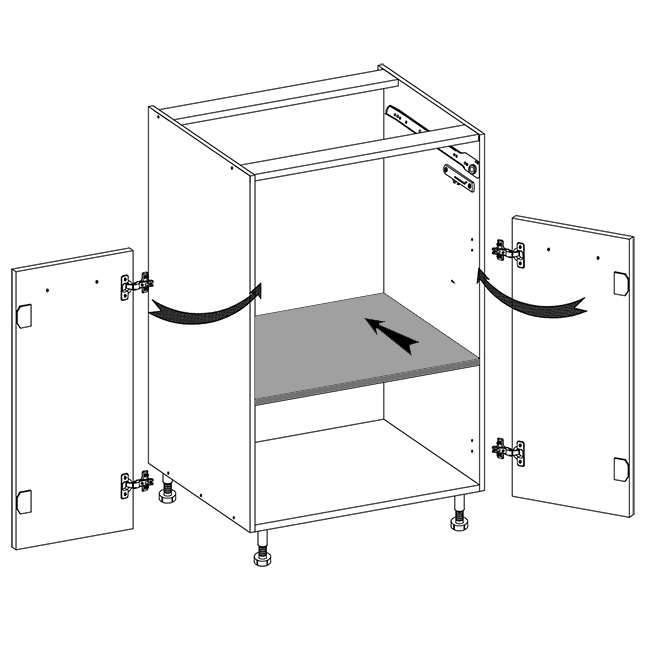 Kuchyňská linka GLAMOUR z | 172,5x312,5 cm | zelená mat