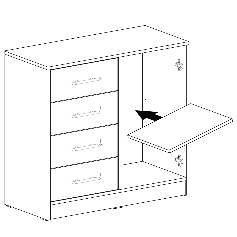 SMART r | komoda SRK2 | 90 cm | artisan