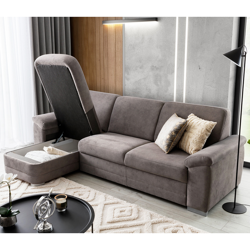 Sedací souprava BARELLO | 153x267 | rozkládací + úložný prostor | VÝBĚR TKANIN