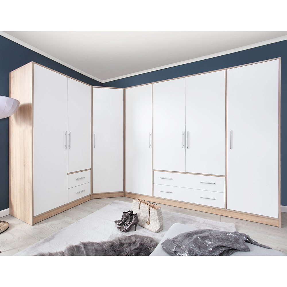 SMART sb | dvoulůžko postel SR6 | s úložným prostorem + rošt | 160x200 cm | sonoma/bílá