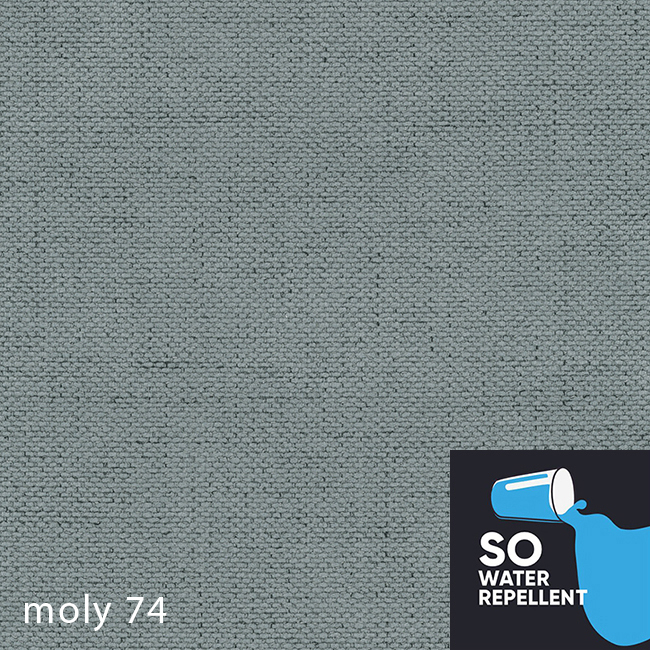 Sedací souprava KORFU | FUNKČNÍ LÁTKA | pravá | rozkládací + úložný prostor | šedomodrá 74 | AKCE