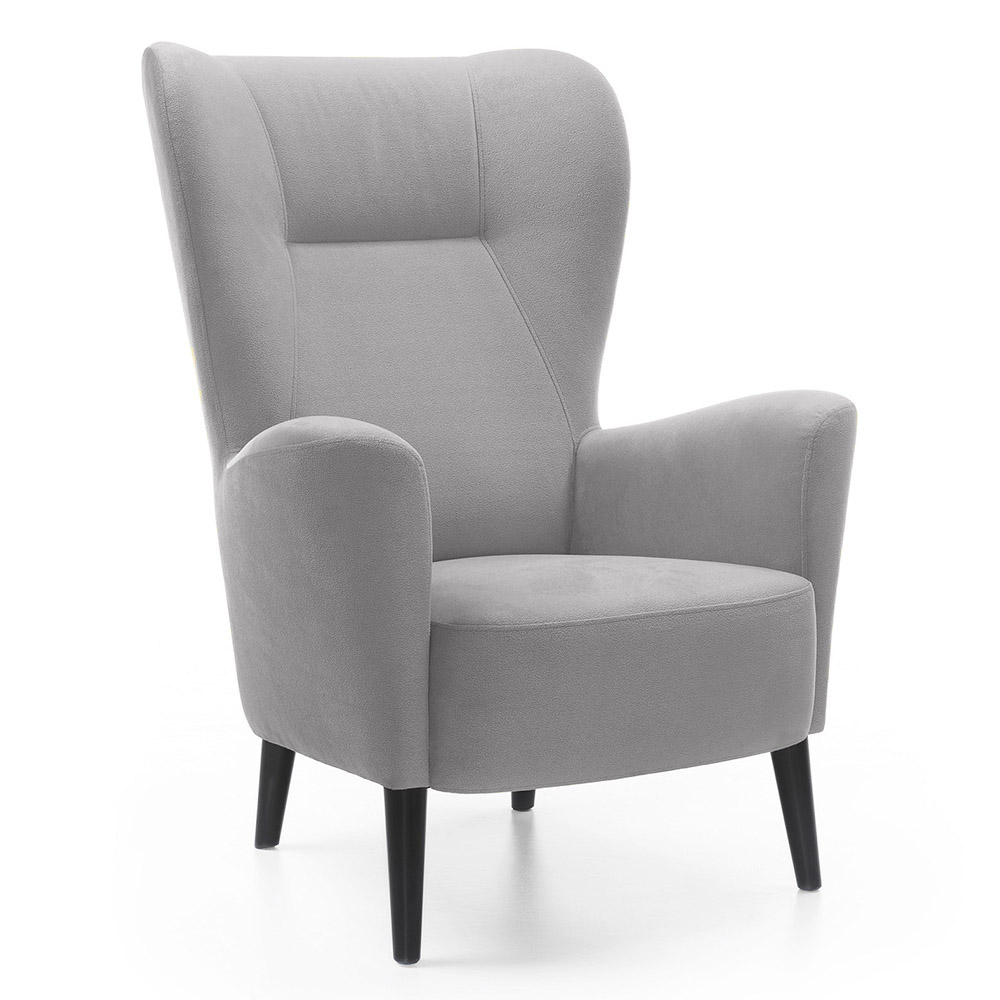 Křeslo ušák s podnožkou Next | FUNKČNÍ LÁTKA | olivová 38 | černé nohy | AKCE