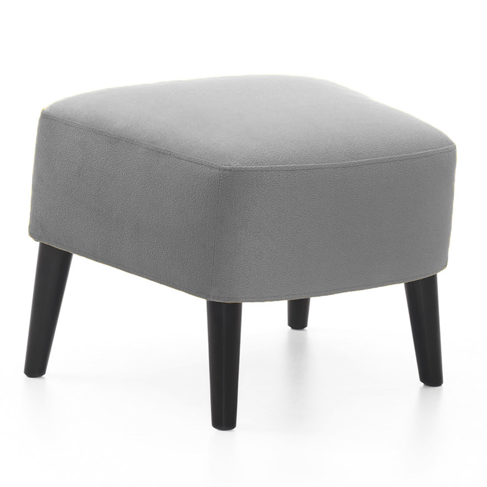 Křeslo ušák s podnožkou Next | FUNKČNÍ LÁTKA | okrová 51 | černé nohy | AKCE