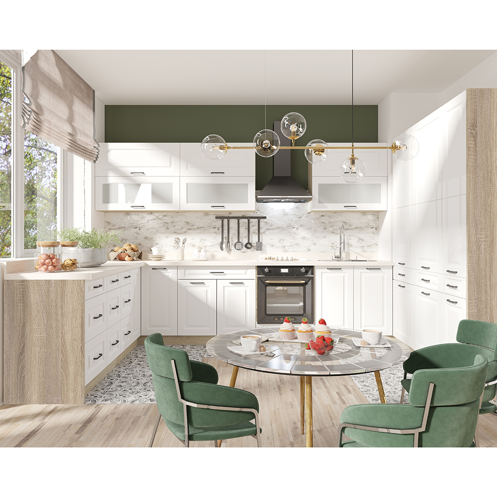 SMART b | dolní skříňka SM-2D | 40 cm | VÝBĚR KORPUSU a KOVÁNÍ | UNI dvířka | bílá mat