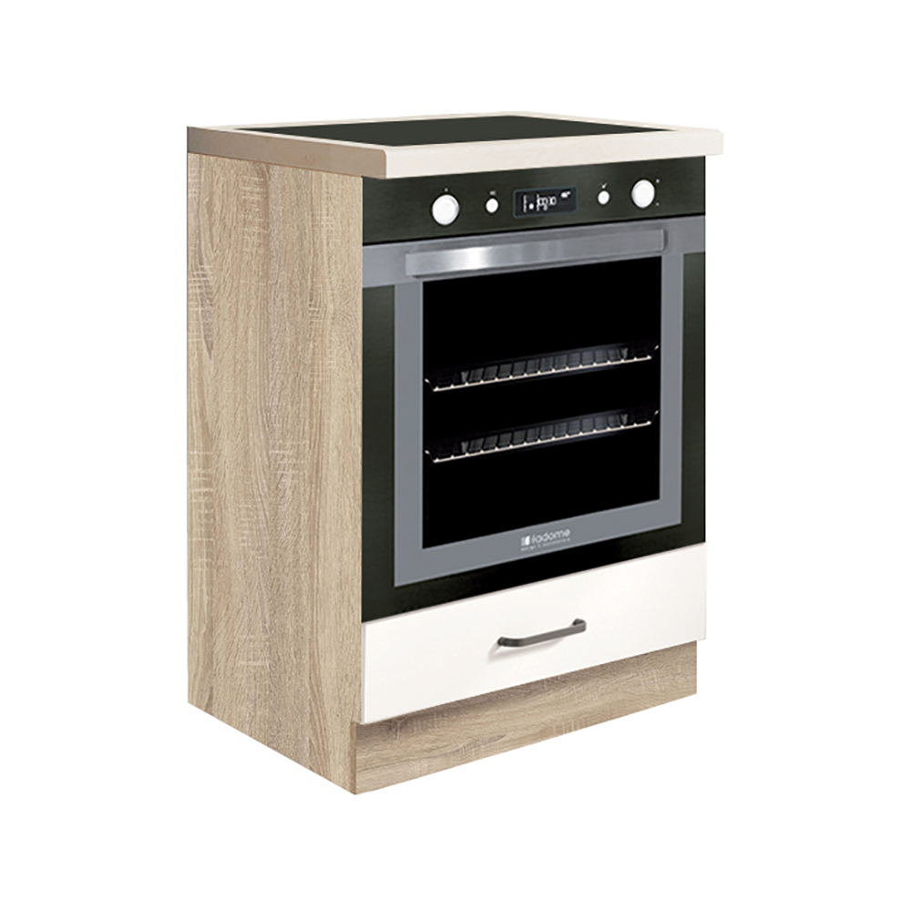 SMART b | dolní skříňka SM-17D na vestavnou troubu | 60 cm | VÝBĚR KORPUSU | bílá mat