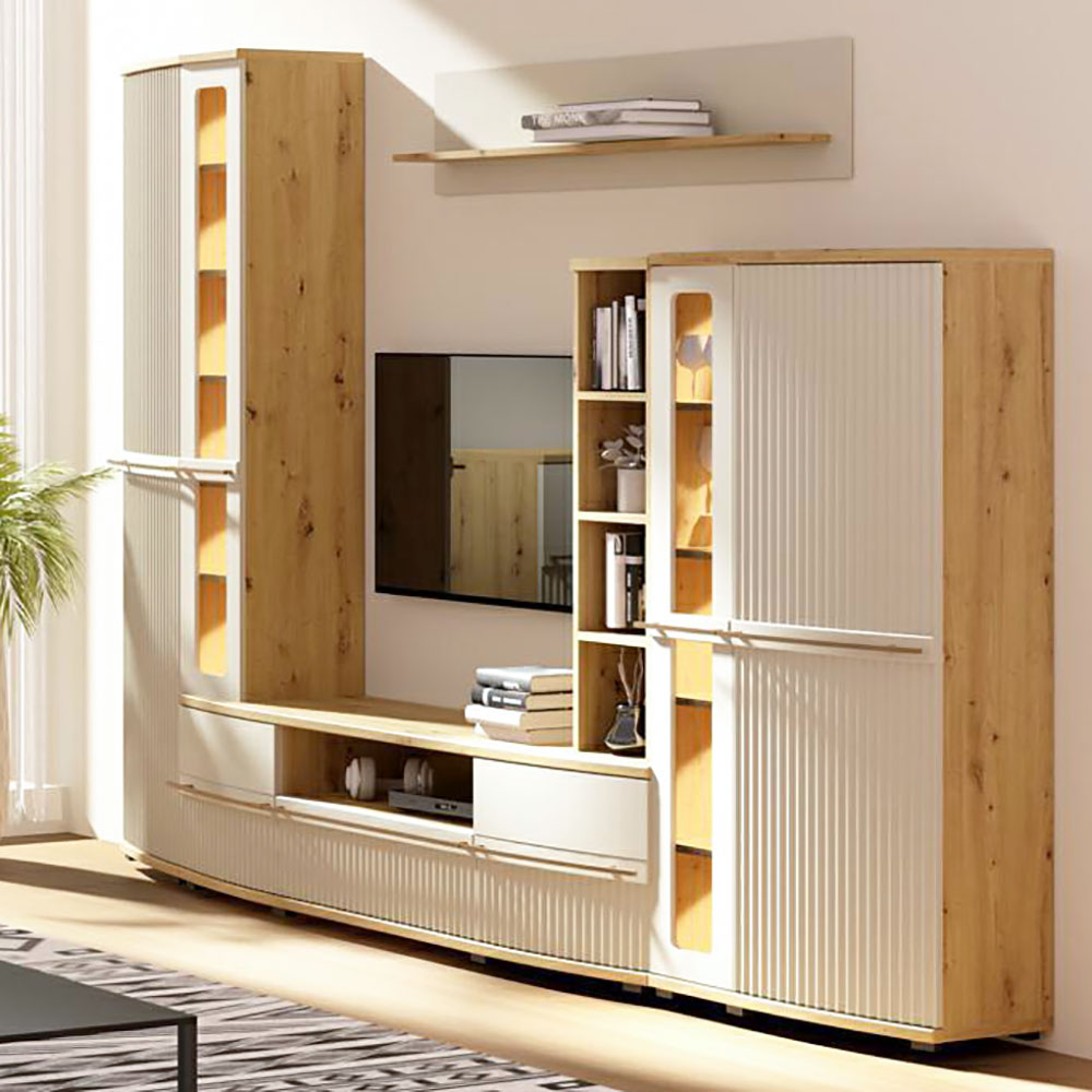 CANDY k | vitrína C2 + LED OSVĚTLENÍ | 25 cm | artisan/kašmír