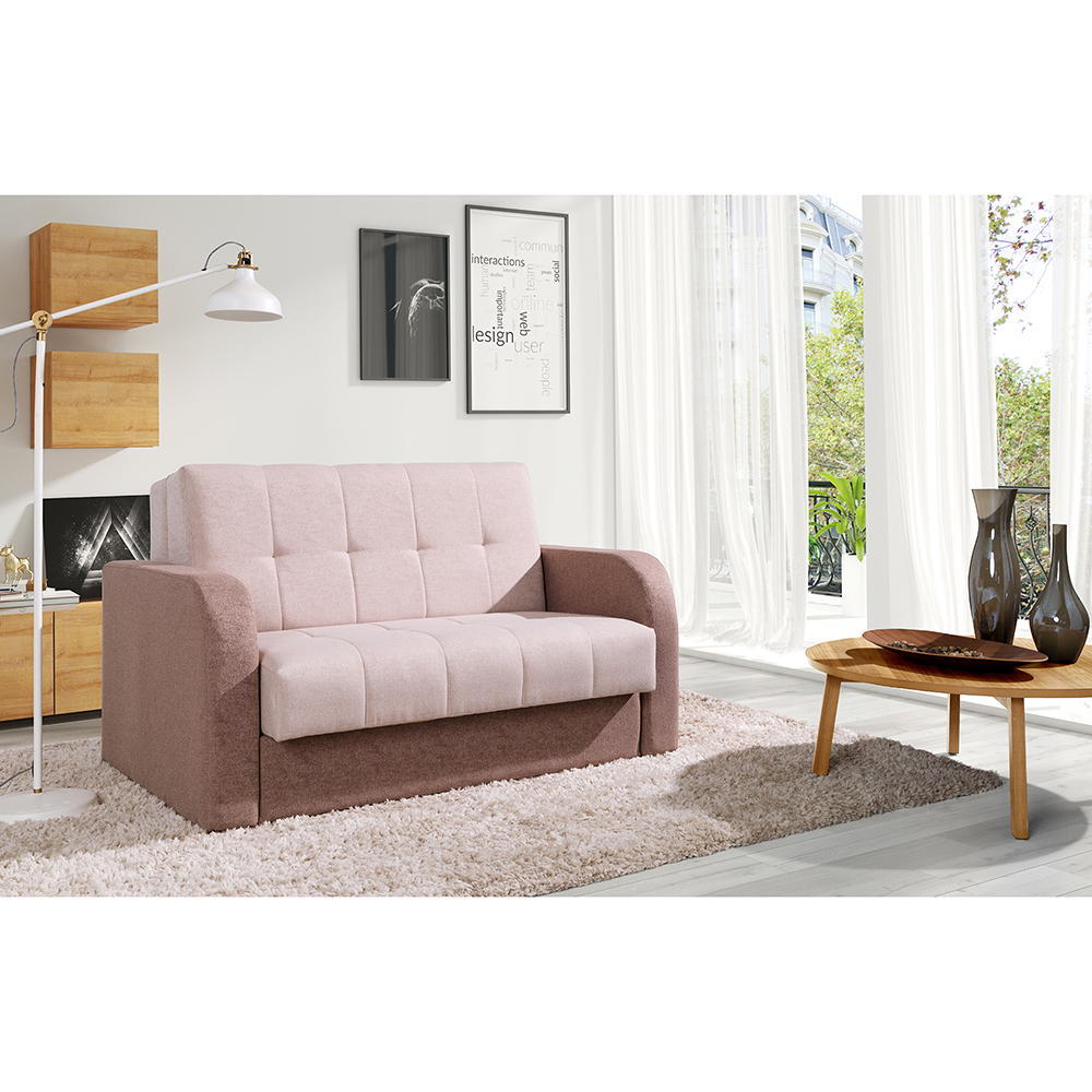 Pohovka AMERIKA | 138 cm | rozkládací + úložný prostor | VÝBĚR TKANINY