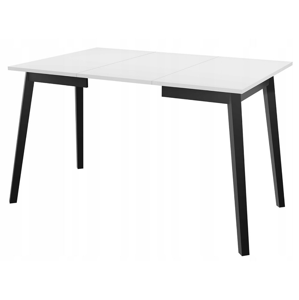 Jídelní stůl ARIEL S | 85x85 cm | rozkládací | černé dřevěné nohy | VÝBĚR DEKORU DESKY