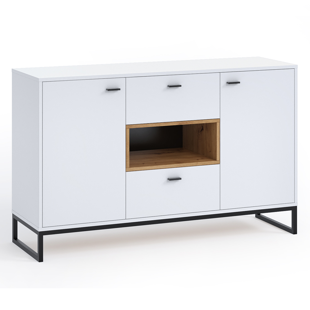 Pracovna OLIER b | 4 díly | bílá/ artisan