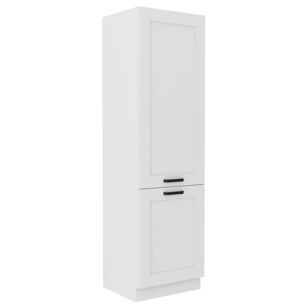 LUNA bb | vysoká skříňka 60 LO-210 2F pro vestavnou lednici | 60 cm | UNI dvířka | bílá mat