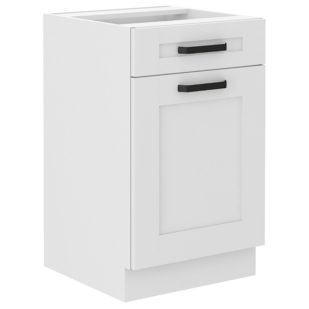 Kuchyňská linka LUNA bb | 250 cm | PREMIUM BOX zásuvka | UNI dvířka | bílá mat