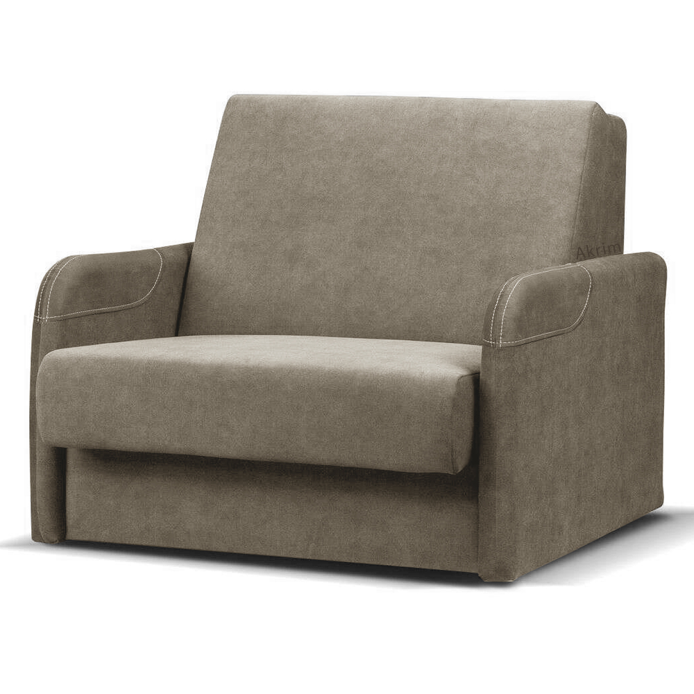 Křeslo VENUS | rozkládací + úložný prostor | 104 cm | béžovošedá | VÝPRODEJ Z PRODEJNY