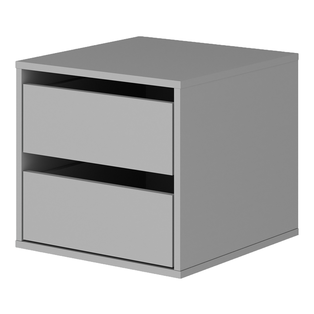 Kontejner do skříně 2S | 46 cm | šedá