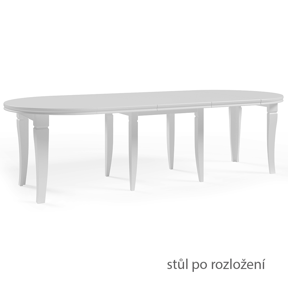 Jídelní set LUXI | rozkládací stůl Ø 110 cm + 4x židle BILLIE | VÝBĚR BAREV a TKANIN