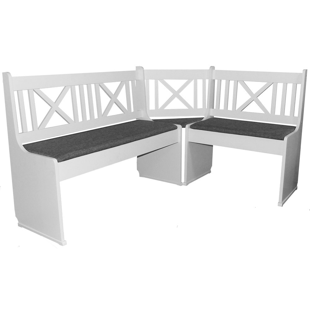 Jídelní set FRANCE | nerozkládací stůl 100x60 cm + 2x židle + jídelní lavice | VÝBĚR BAREV a TKANIN