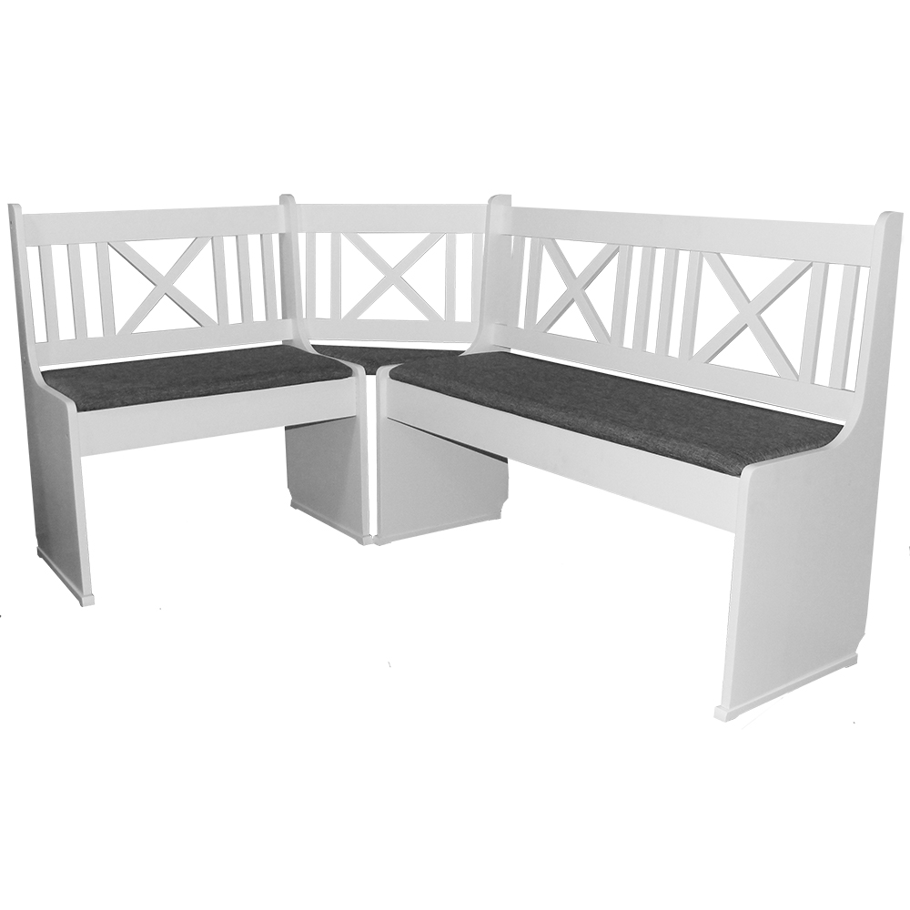 Jídelní set FRANCE | nerozkládací stůl 100x60 cm + 2x židle + jídelní lavice | VÝBĚR BAREV a TKANIN