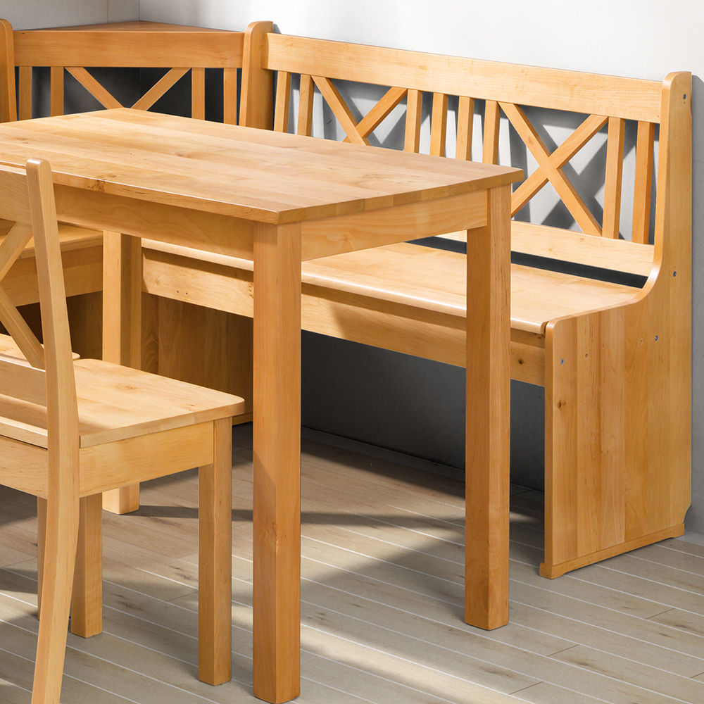 Jídelní set FRANCE 2 | nerozkládací stůl 100x60 cm + 2x židle + lavice | VÝBĚR BAREV a TKANIN