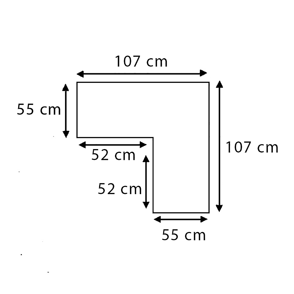 FOX w | otevřený rohový regál | windmill dark | do systému FOX