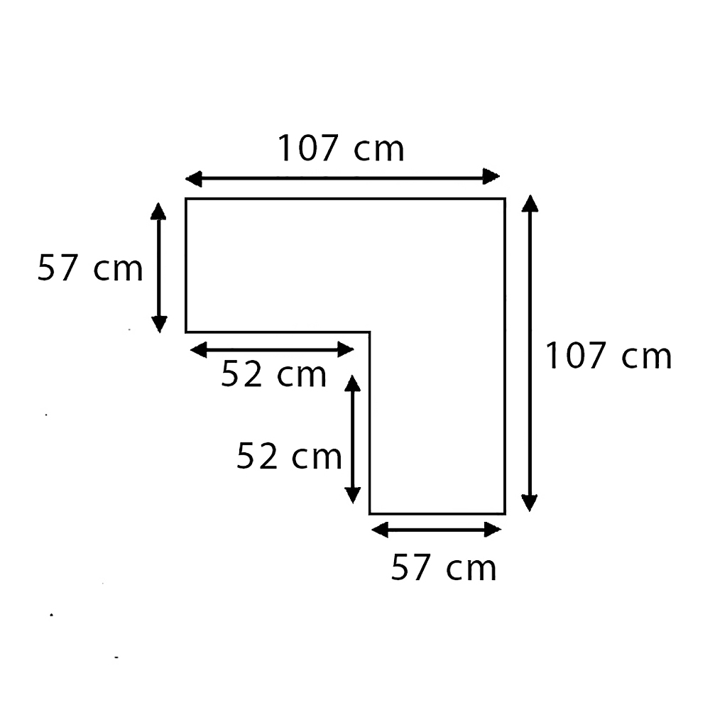 FOX b | rohová skříň | bílá | do systému FOX