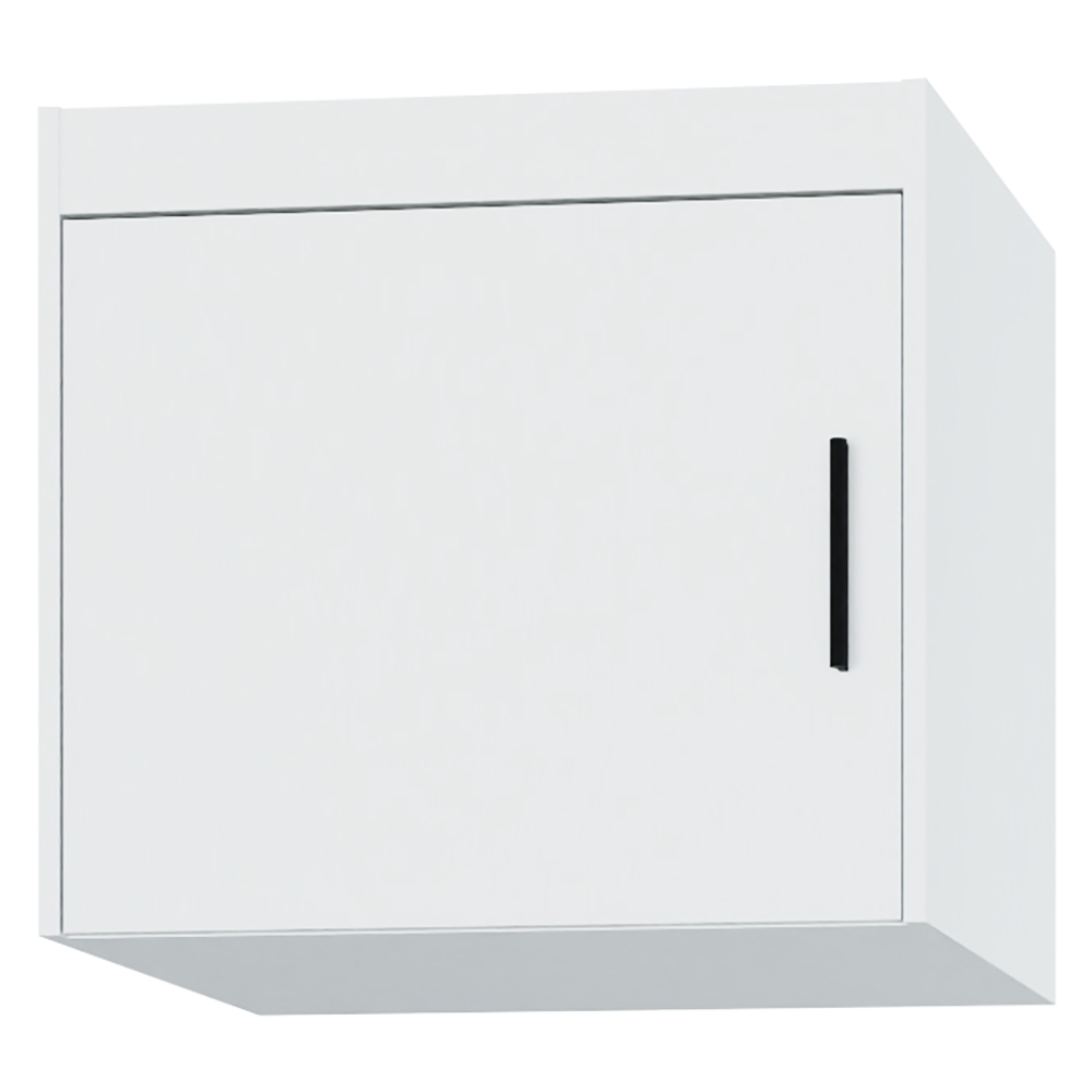 Šatní skříň ELENA 1D 3S + nástavec | 59,9 cm | UNI dvířka | bílá