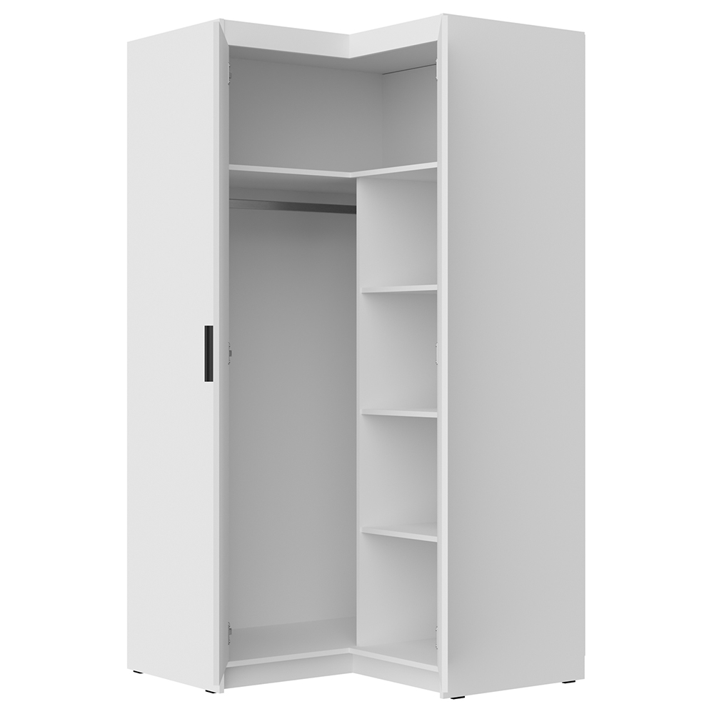 Šatní skříň ELENA 2D NAR rohová | 97,8x97,8 cm | dub sonoma