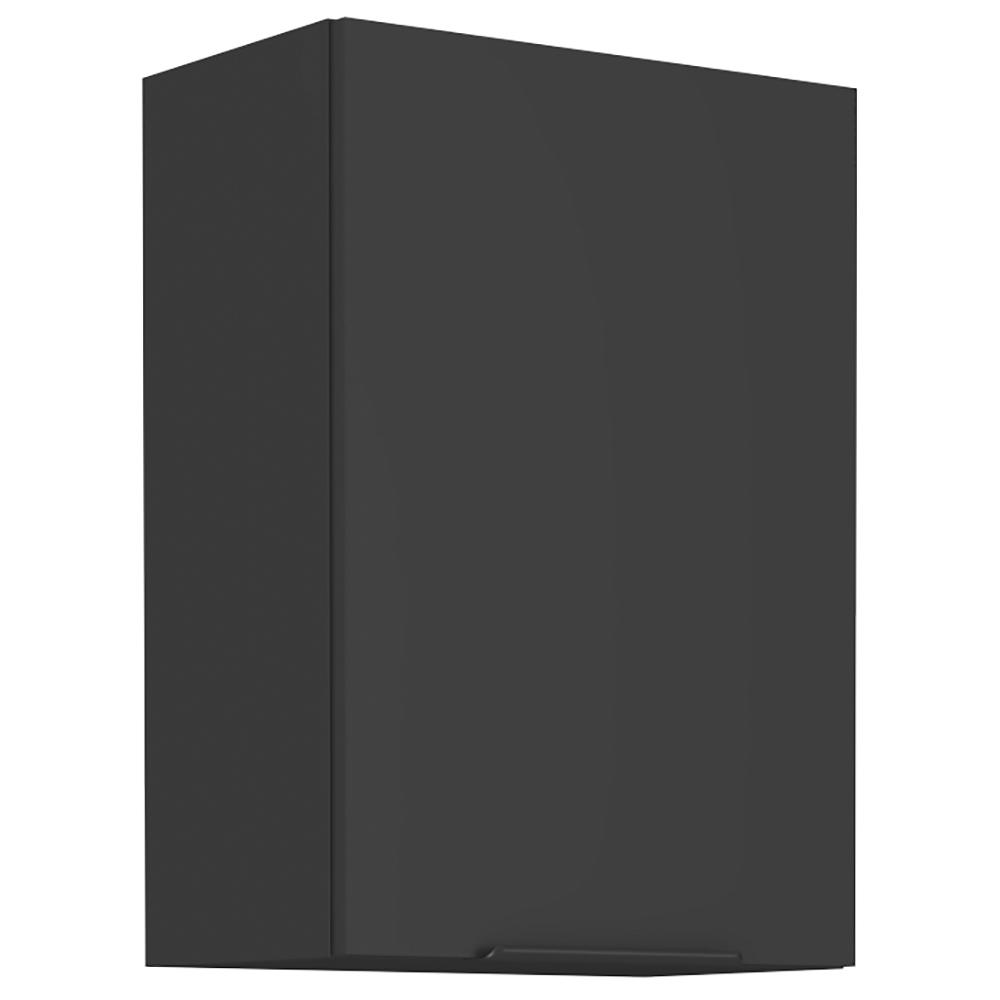 SIENA | horní skříňka 50 G-72 1F s policemi | 50 cm | UNI dvířka | černá