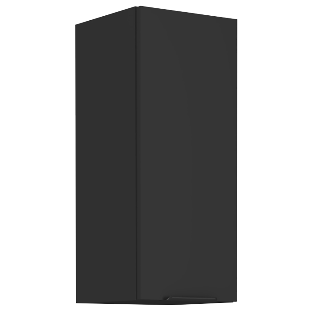 SIENA | horní skříňka 30 G-72 1F s policemi | 30 cm | UNI dvířka | černá