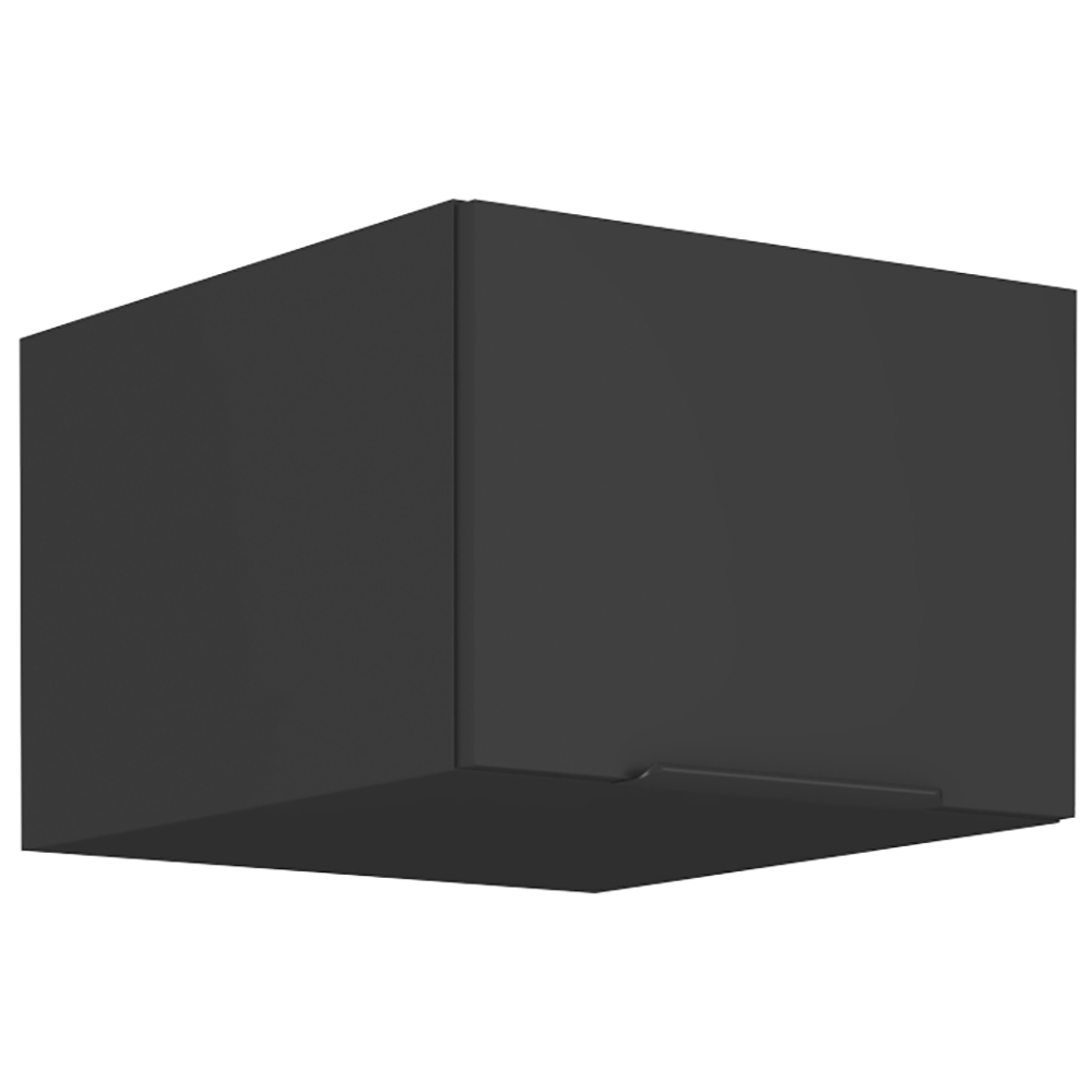 Kuchyňská linka SIENA a | 330x300 cm | UNI dvířka | PREMIUM BOX | černá/ořech okapi