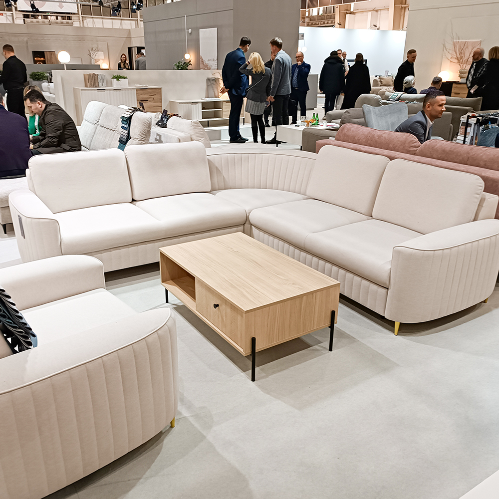 Sedací souprava LAREN | 255x255 | LEVÁ | rozkládací + úložný prostor | VÝBĚR LÁTEK