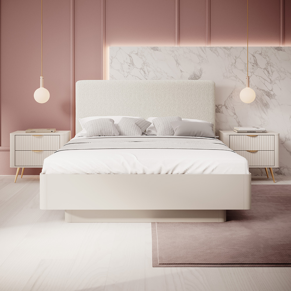 LANTE b | komoda B 163 6s | 163,2 cm | béžová/zlatá