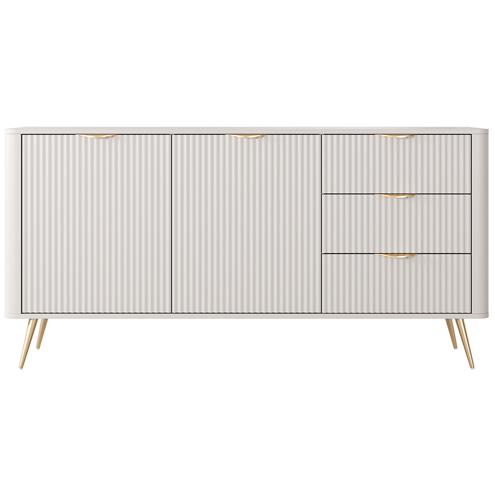 LANTE b | komoda C 163 2d3s | 163,2 cm | béžová/zlatá