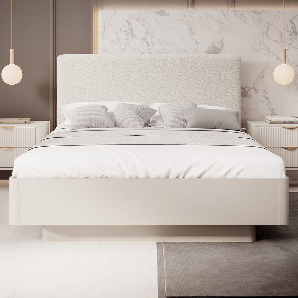 LANTE b | dvoulůžko postel I | 160x200 cm | béžová/zlatá