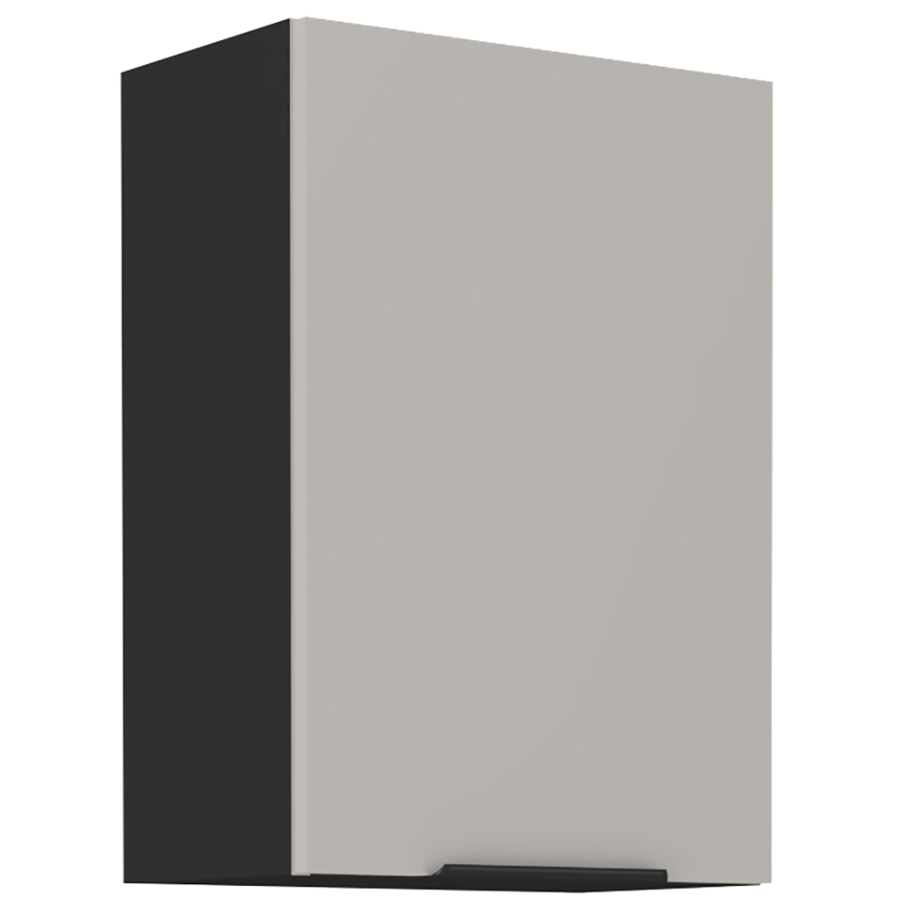 ARONA | horní skříňka 50 G-72 1F s policemi | 50 cm | UNI dvířka | černá/kašmír