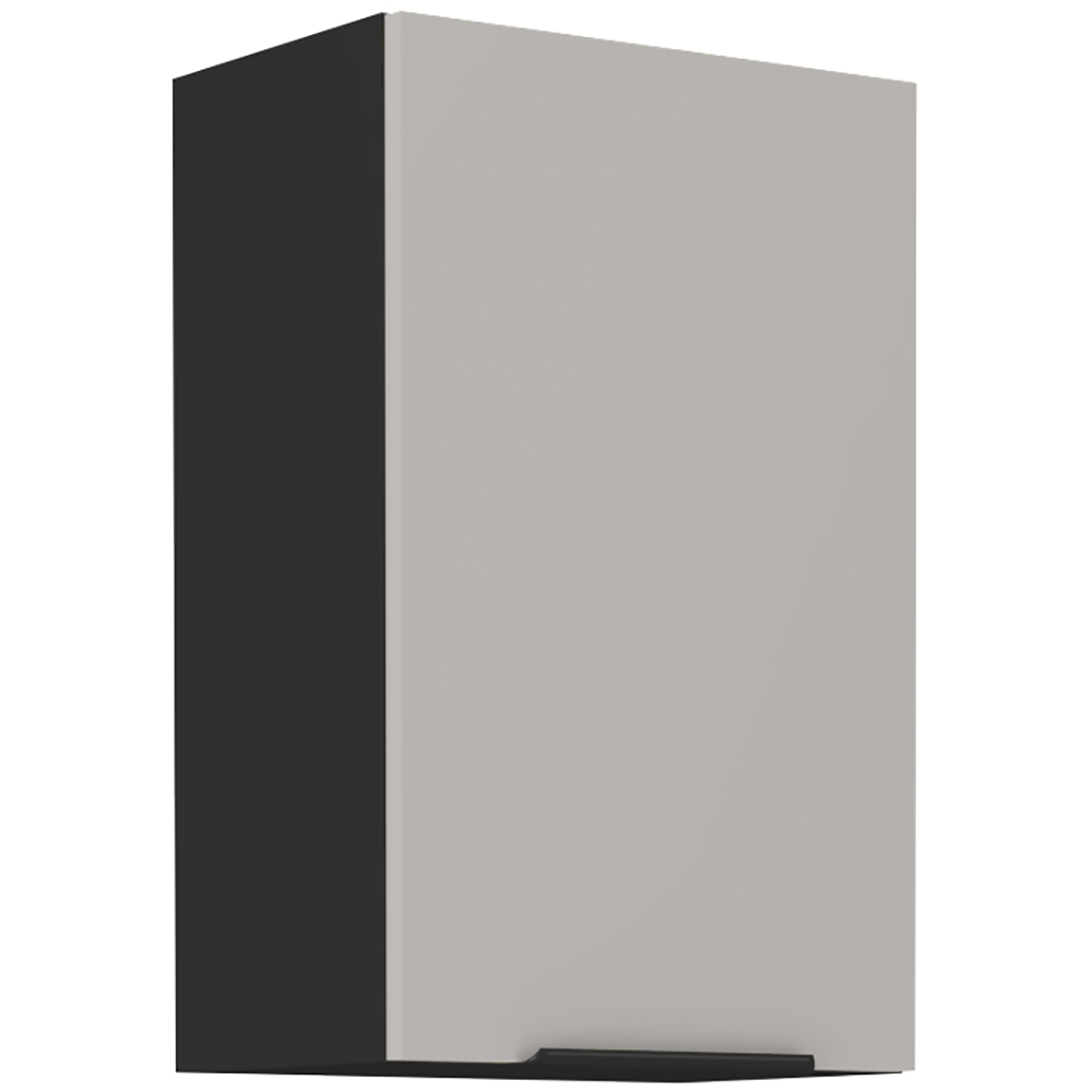 ARONA | horní skříňka 45 G-72 1F s policemi | 45 cm | UNI dvířka | černá/kašmír