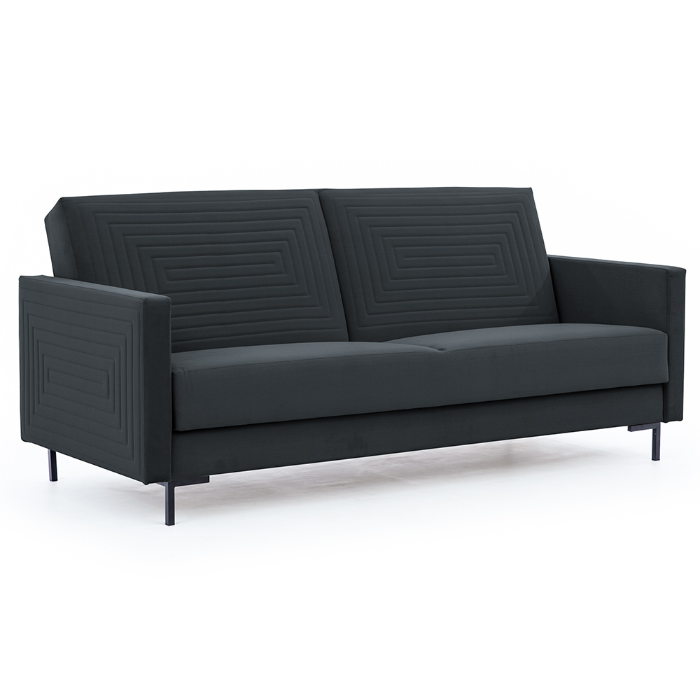 Pohovka SOLVO | 203 cm | rozkládací + úložný prostor | VÝBĚR TKANINY a NOŽIČEK