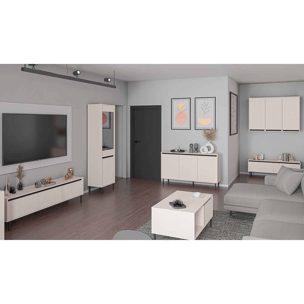 OSAKA b | TV stolek RTV 2S | 178,6 cm | béžová