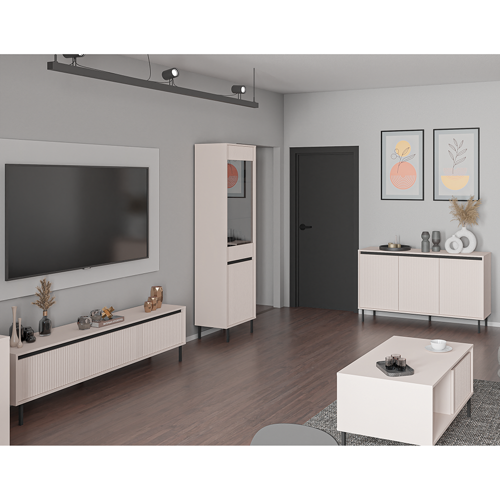 OSAKA b | TV stolek RTV 2S | 178,6 cm | béžová