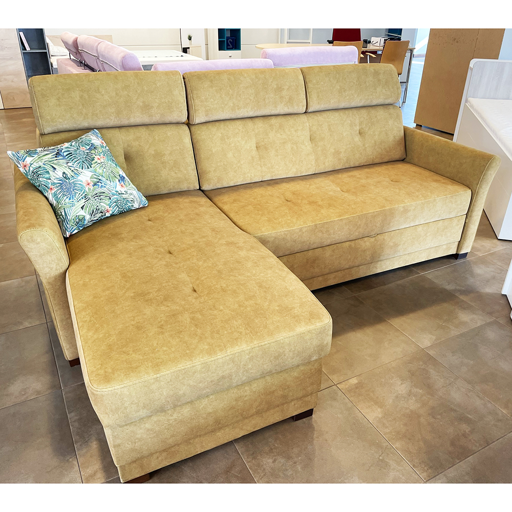 Sedací souprava HARRIS | 155x222 cm | rozkládací + úložný prostor | VÝBĚR TKANIN