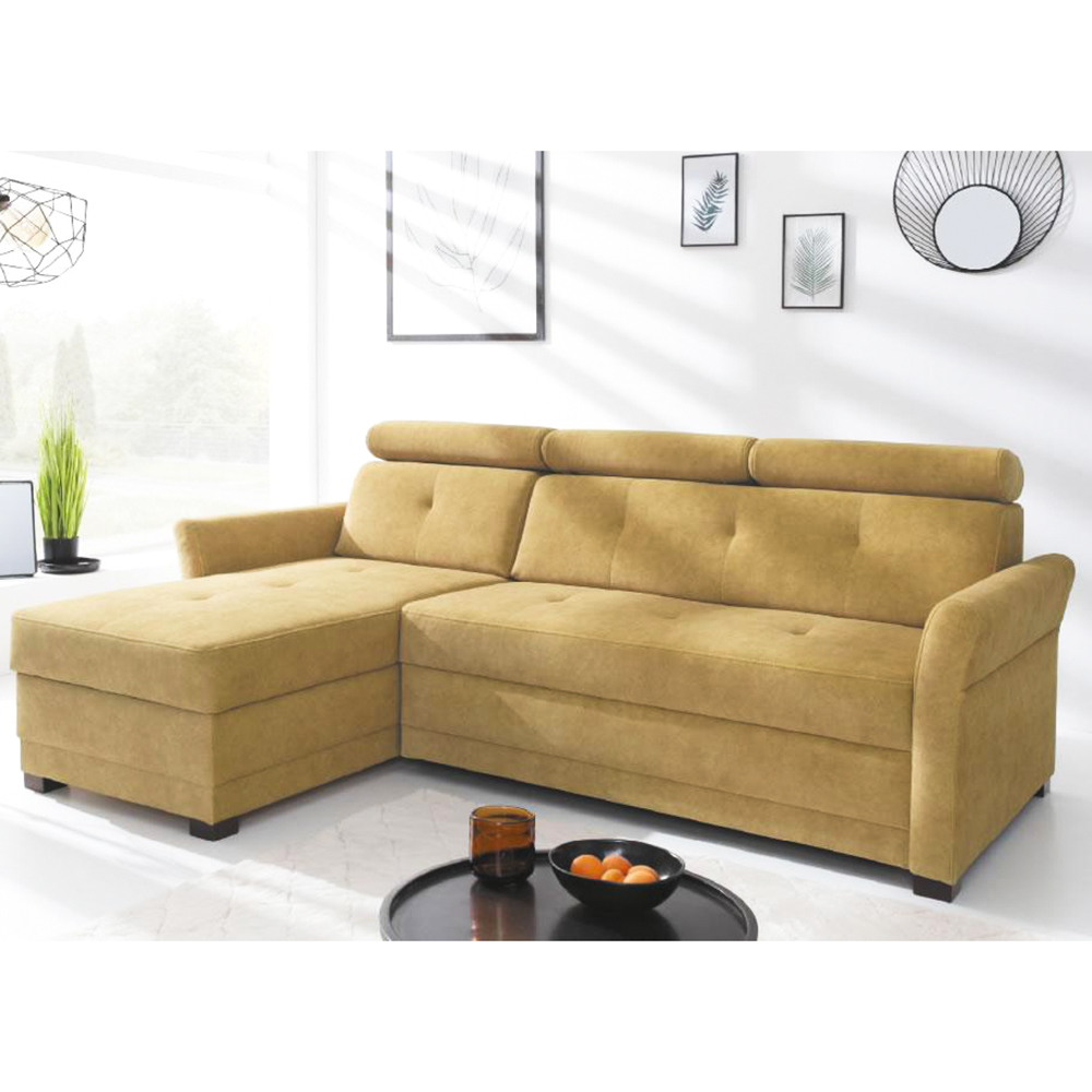 Sedací souprava HARRIS | 155x222 cm | rozkládací + úložný prostor | VÝBĚR TKANIN