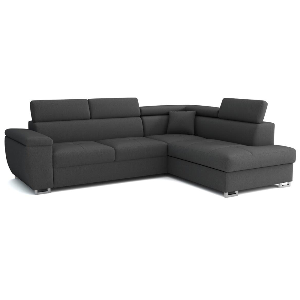 Sedací souprava Natan | 270x202 cm | PRAVÁ | rozkládací + úložný prostor | VÝBĚR TKANIN