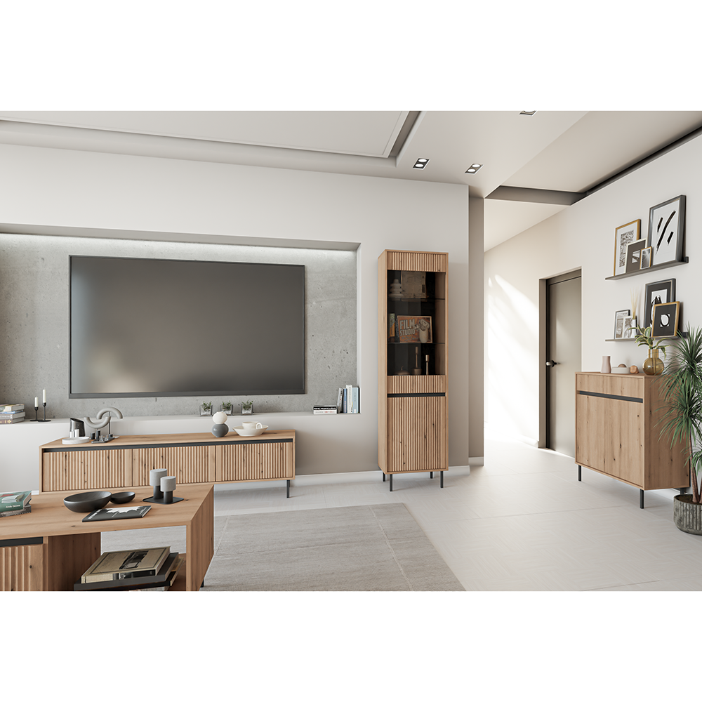 OSAKA e | TV stolek RTV 2S | 140,2 cm | dub evoke