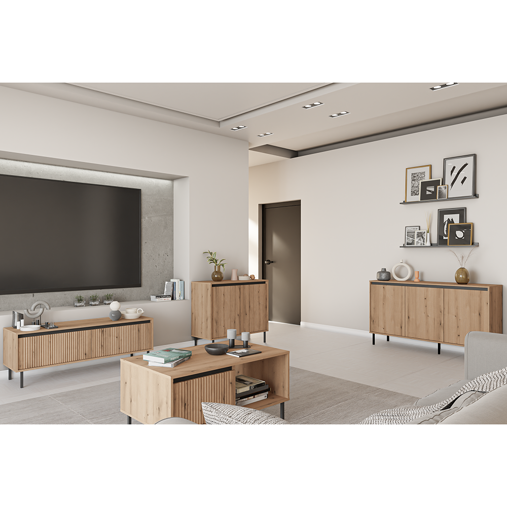 OSAKA e | TV stolek RTV 2S | 140,2 cm | dub evoke