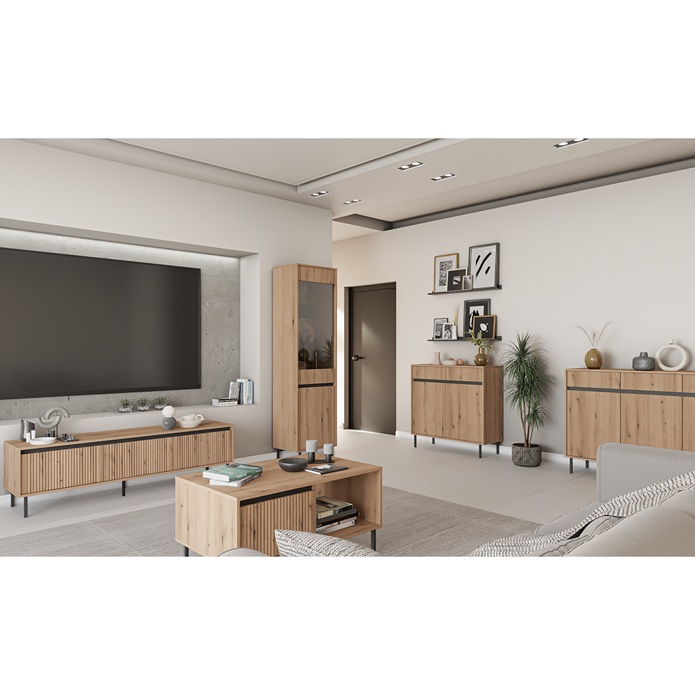 OSAKA e | TV stolek RTV 3S | 178,6 cm | dub evoke