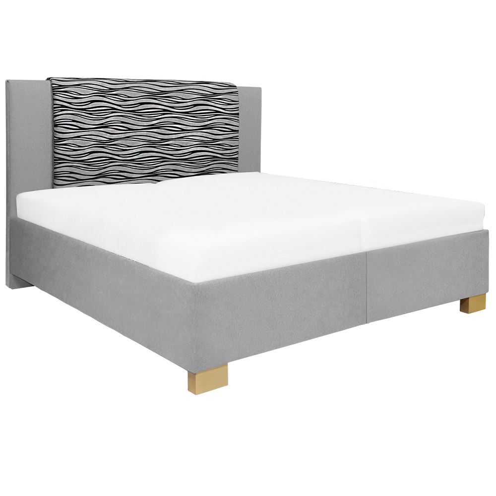 Dvoulůžko LAURA | 180x200 cm | pevný rošt otvírací | VÝBĚR MATRACE A TKANINY | výroba v ČR