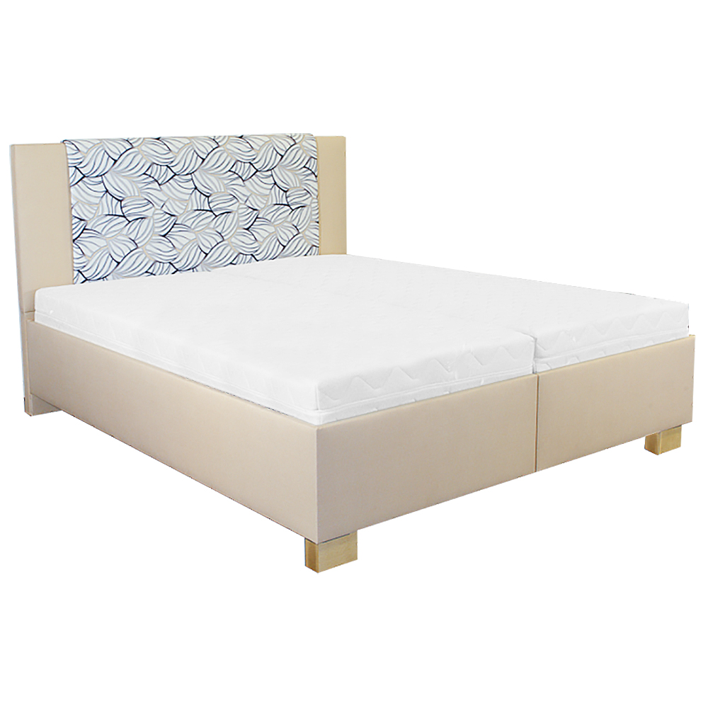 Dvoulůžko LAURA | 160x200 cm | polohovací rošt | VÝBĚR MATRACE A TKANINY | výroba v ČR