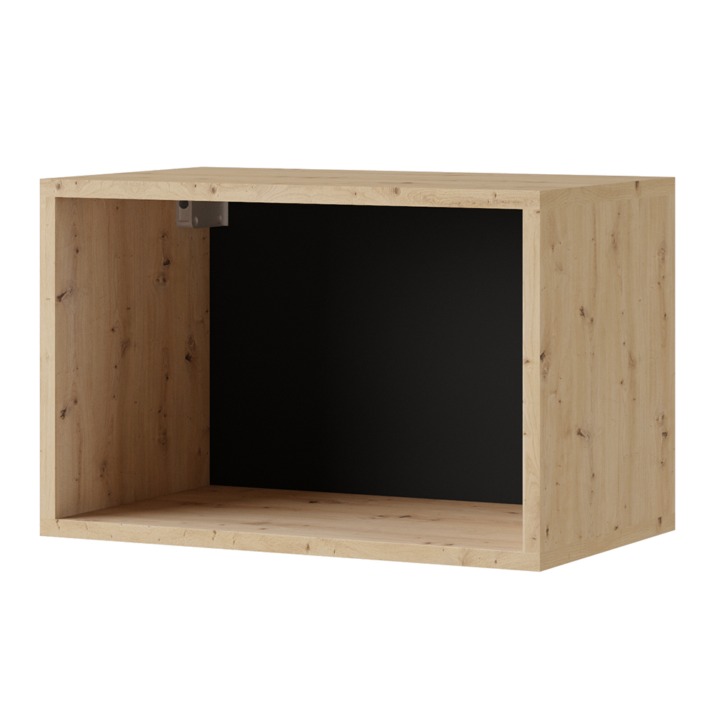 CALABRINI b | závěsná police | 50 cm | dub artisan/černá