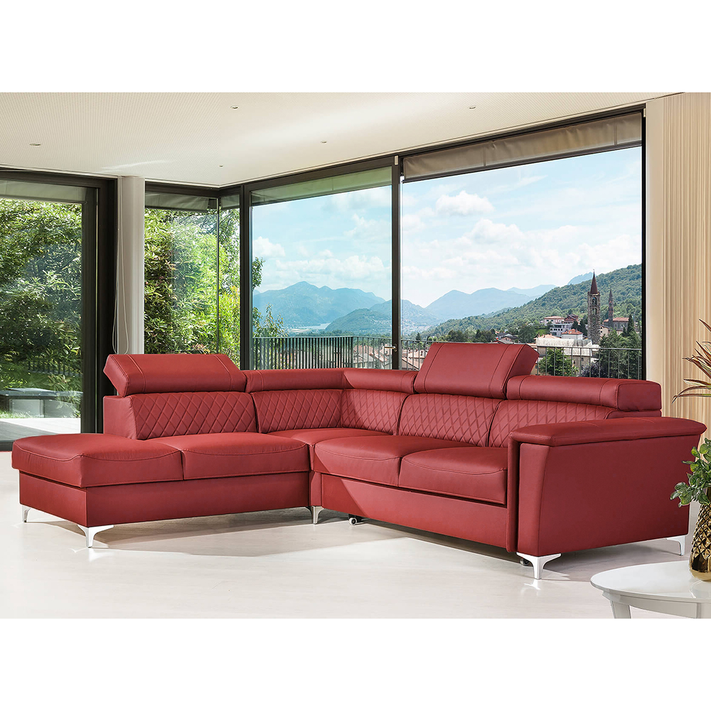 Sedací souprava GARRY 2 | 229x277 cm | rozkládací + úložný prostor | VÝBĚR TKANIN a KŮŽÍ