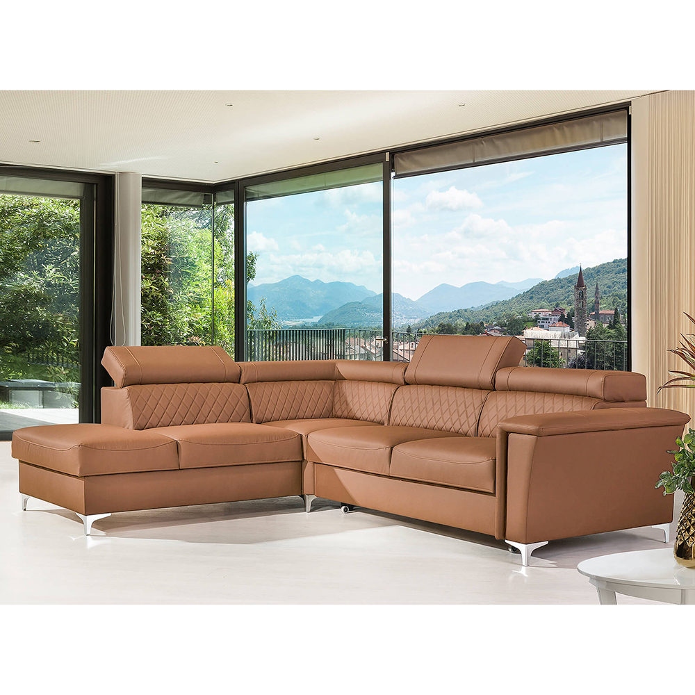 Sedací souprava GARRY 2 | 229x277 cm | rozkládací + úložný prostor | VÝBĚR TKANIN a KŮŽÍ