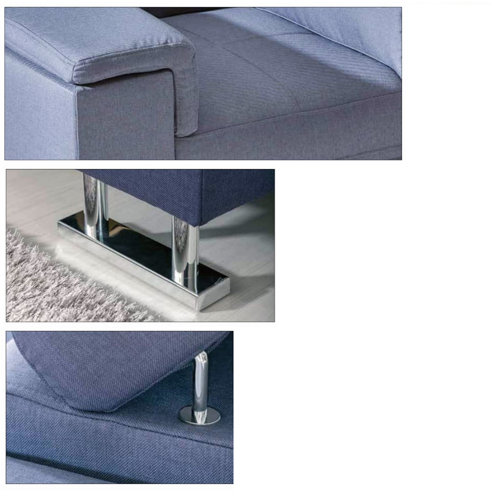 Sedací sestava BOSTO | sedačka 271x226 + křeslo + taburet | rozkládací | VÝBĚR TKANIN a KŮŽÍ